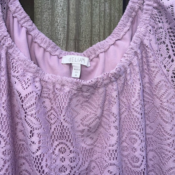dELiA*s lavender lace dress - Picture 4 of 7
